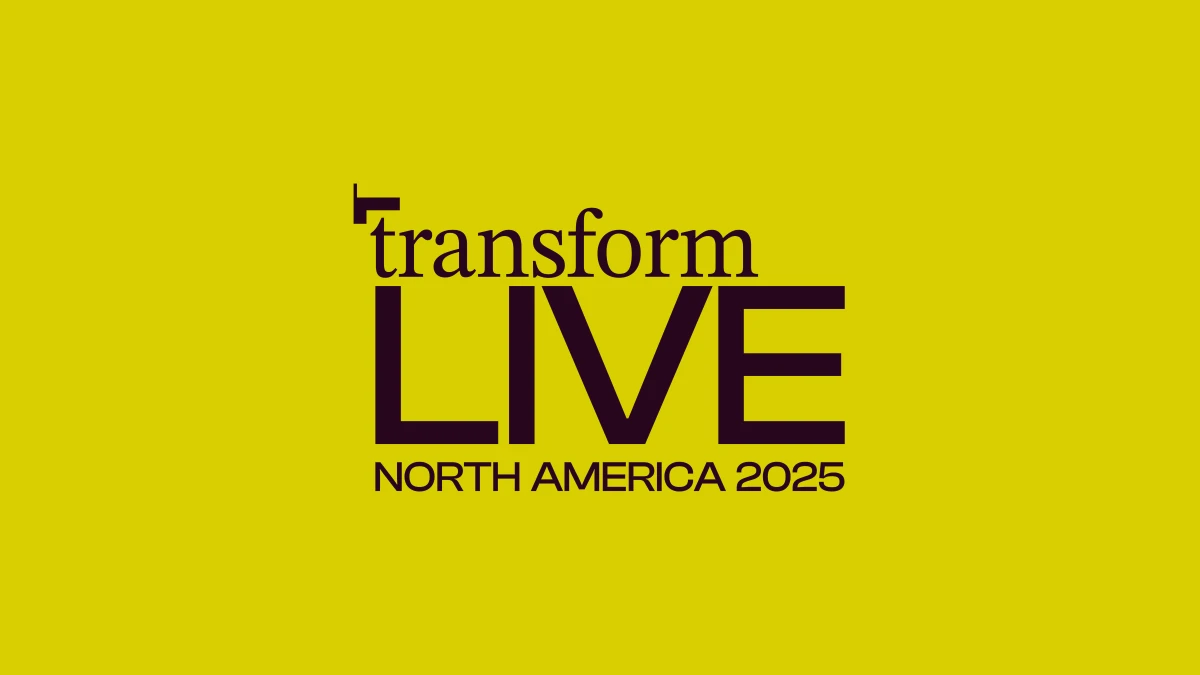 Agenda is speaking at Transform Live North America 2025