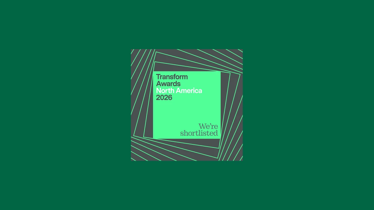 Agenda earns six Transform Awards North America 2026 shortlist honors